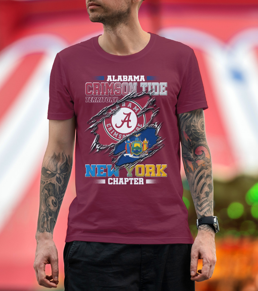 Alabama Crimson Tide Territory New York Chapter T-Shirt