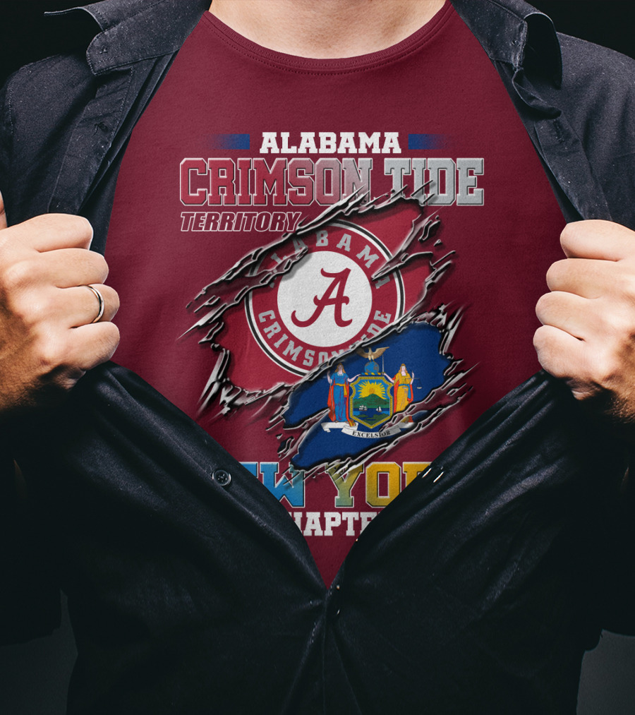 Alabama Crimson Tide Territory New York Chapter T-Shirt