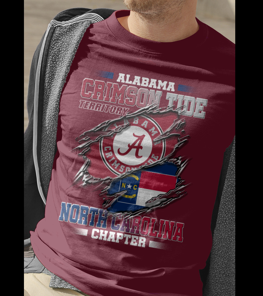 Alabama Crimson Tide Territory North Carolina Chapter T-Shirt