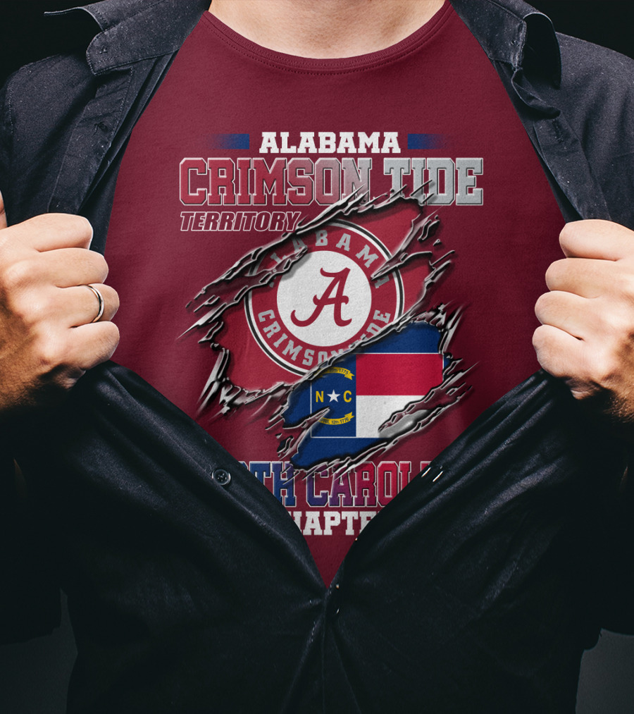 Alabama Crimson Tide Territory North Carolina Chapter T-Shirt