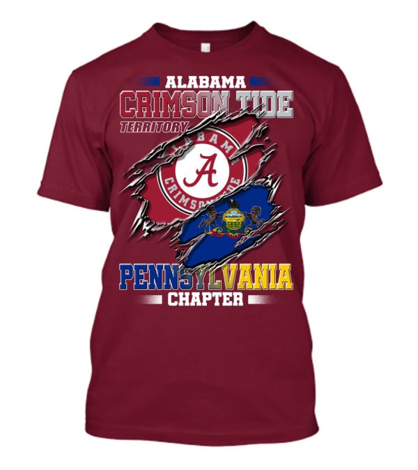 Alabama Crimson Tide Territory Pennsylvania Chapter T-Shirt