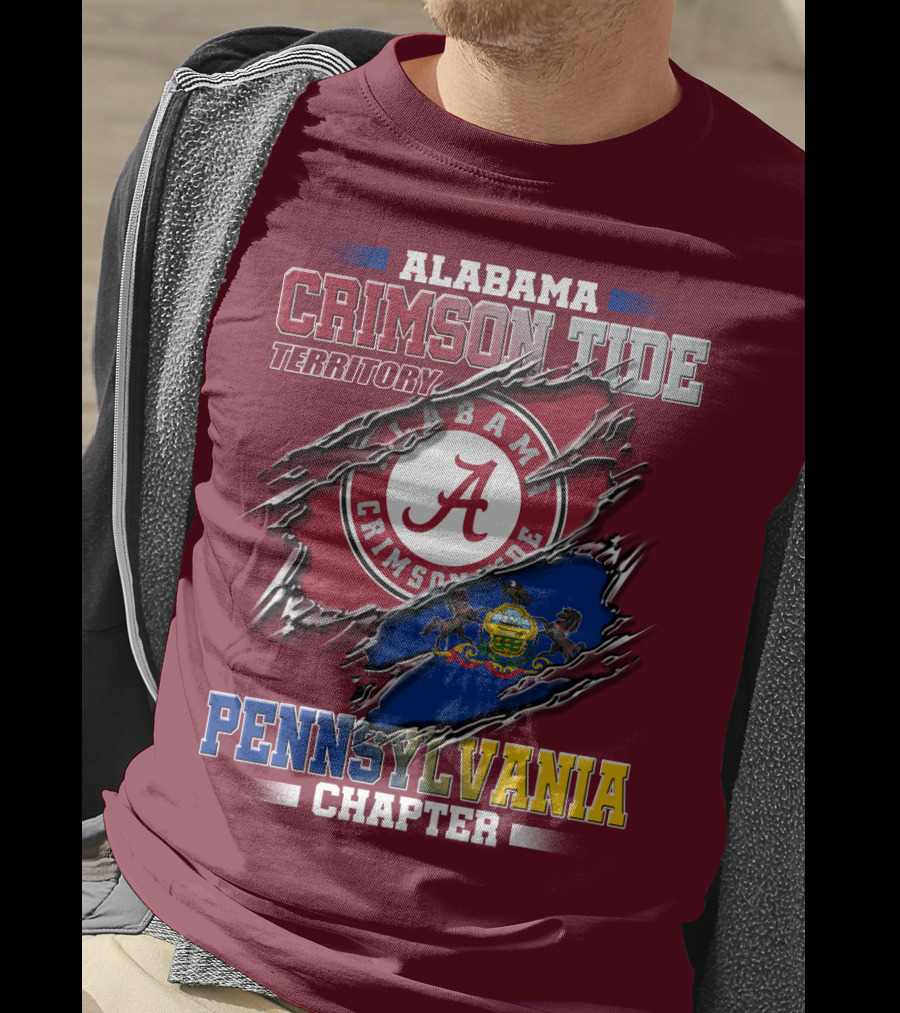 Alabama Crimson Tide Territory Pennsylvania Chapter T-Shirt