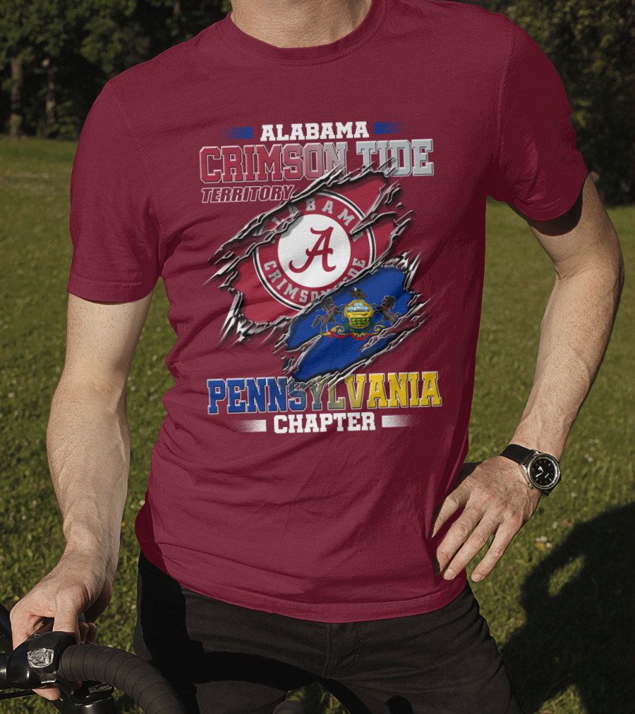 Alabama Crimson Tide Territory Pennsylvania Chapter T-Shirt