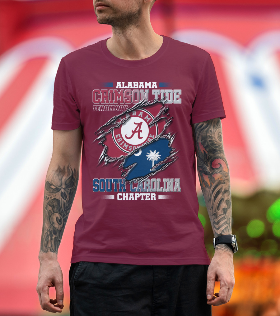 Alabama Crimson Tide Territory South Carolina Chapter T-Shirt