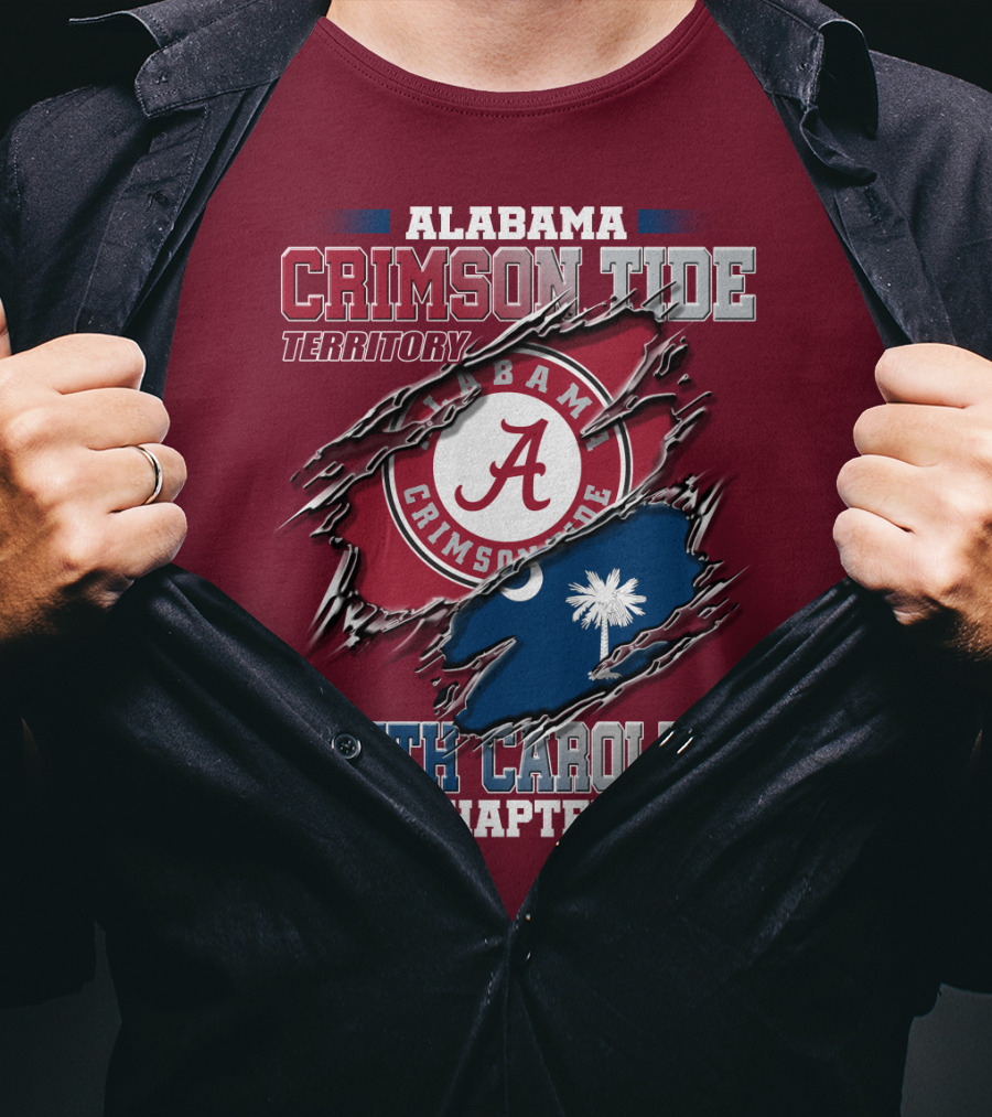 Alabama Crimson Tide Territory South Carolina Chapter T-Shirt