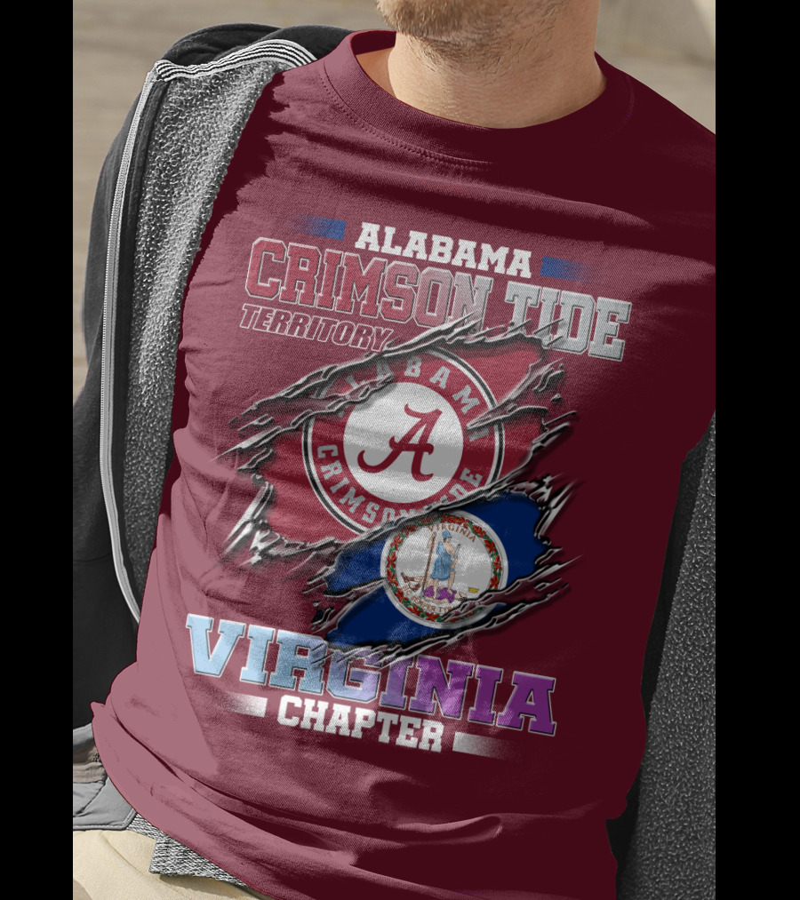 Alabama Crimson Tide Territory Virginia Chapter T-Shirt