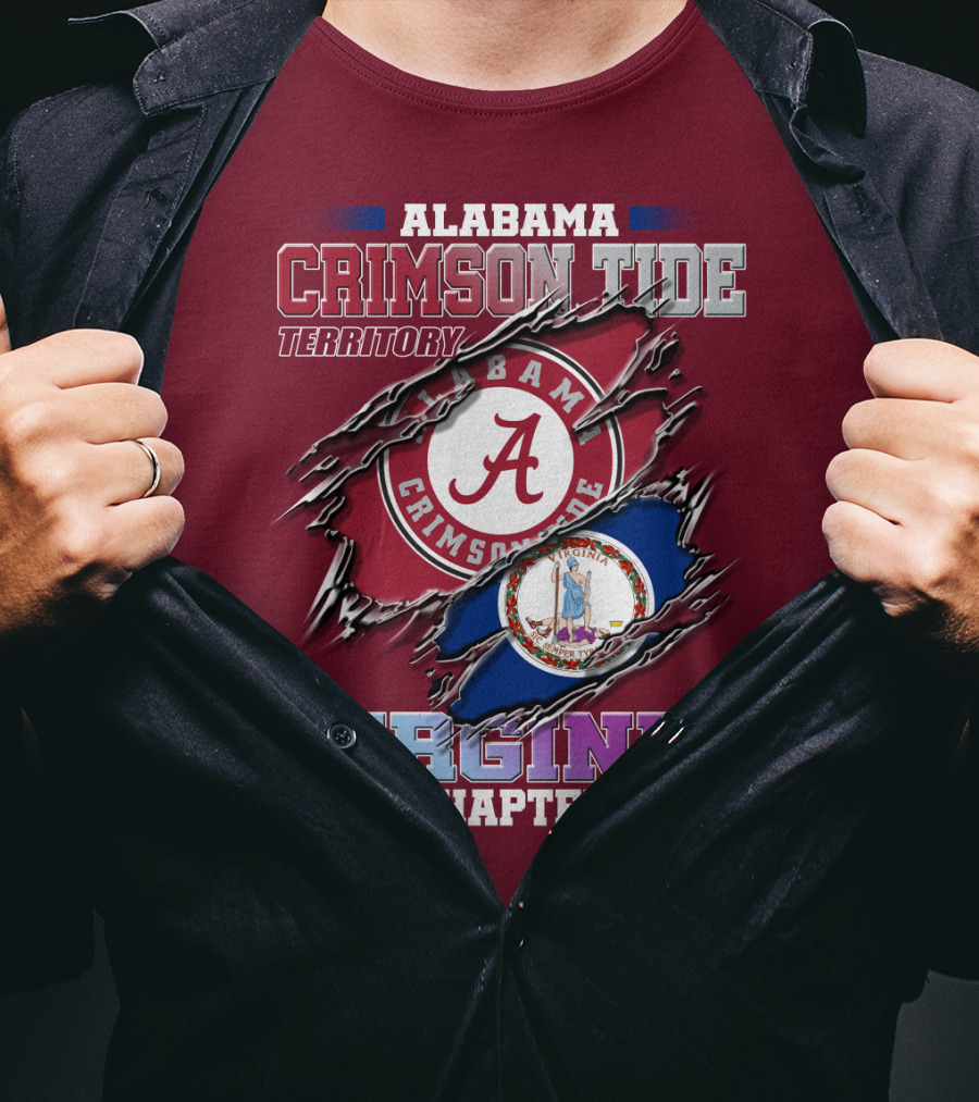 Alabama Crimson Tide Territory Virginia Chapter T-Shirt