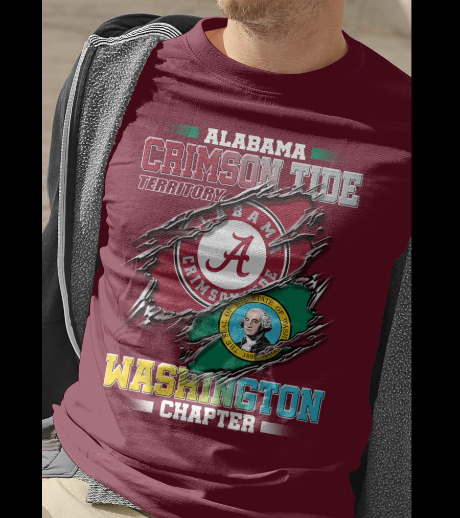 Alabama Crimson Tide Territory Washington Chapter T-Shirt
