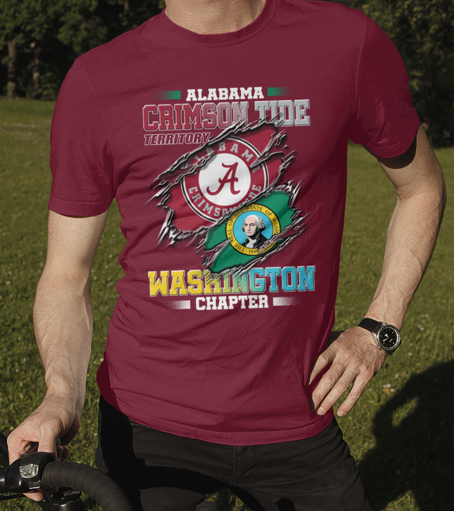 Alabama Crimson Tide Territory Washington Chapter T-Shirt