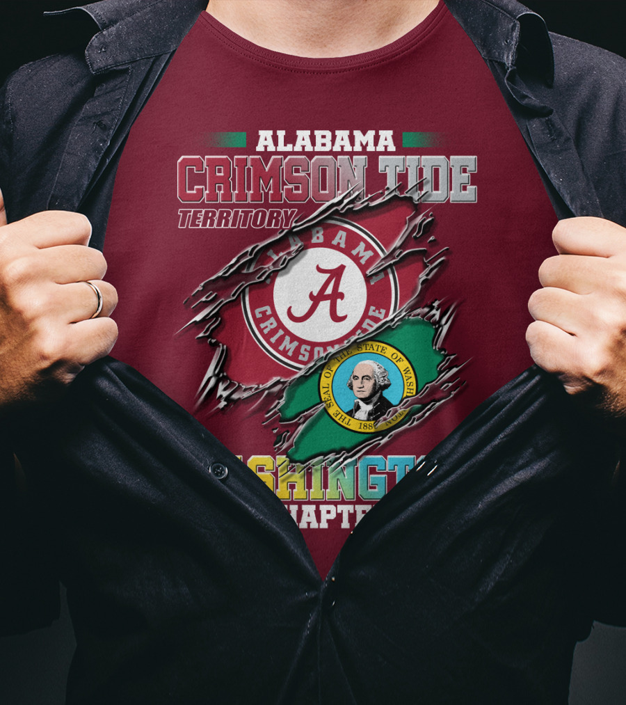 Alabama Crimson Tide Territory Washington Chapter T-Shirt
