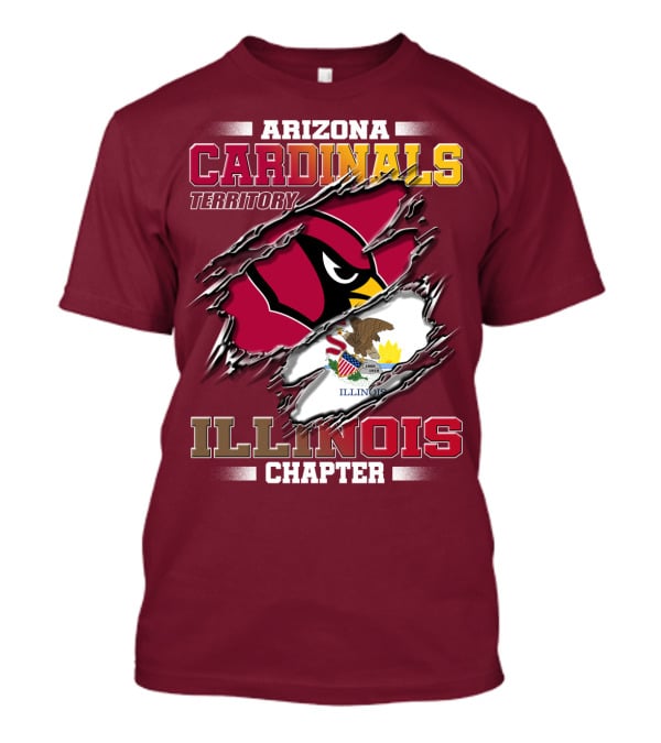 Arizona Cardinals Territory Illinois Chapter T-Shirt