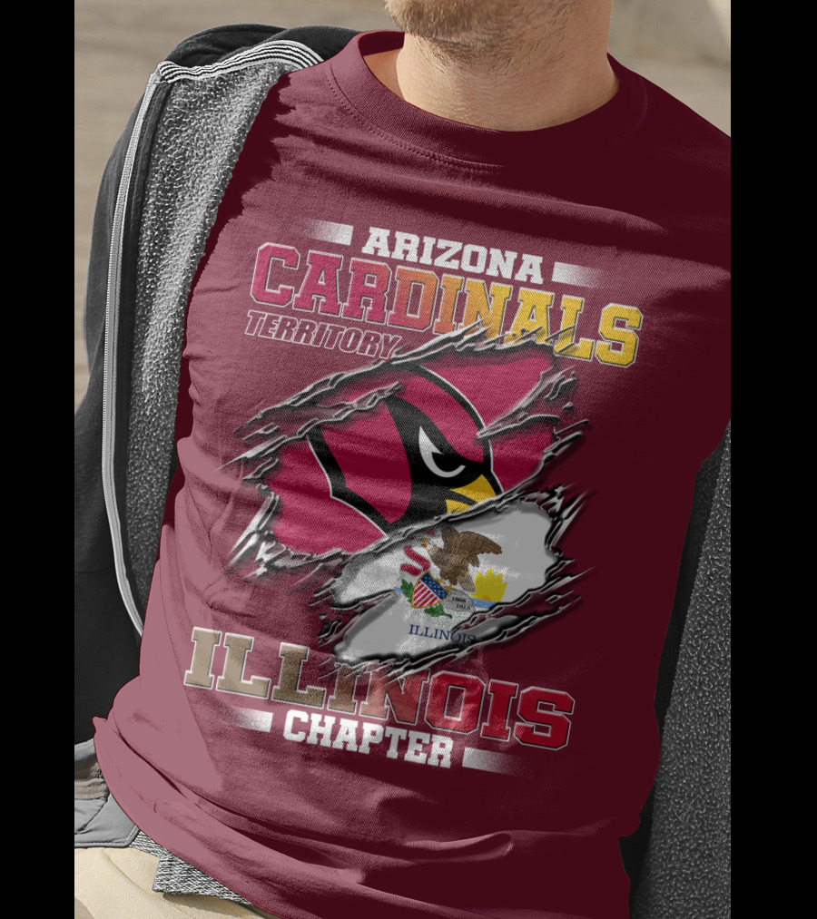 Arizona Cardinals Territory Illinois Chapter T-Shirt
