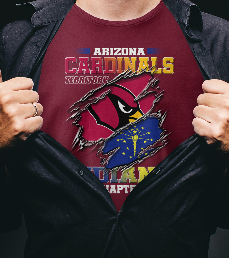 Arizona Cardinals Territory Indiana Chapter T-Shirt