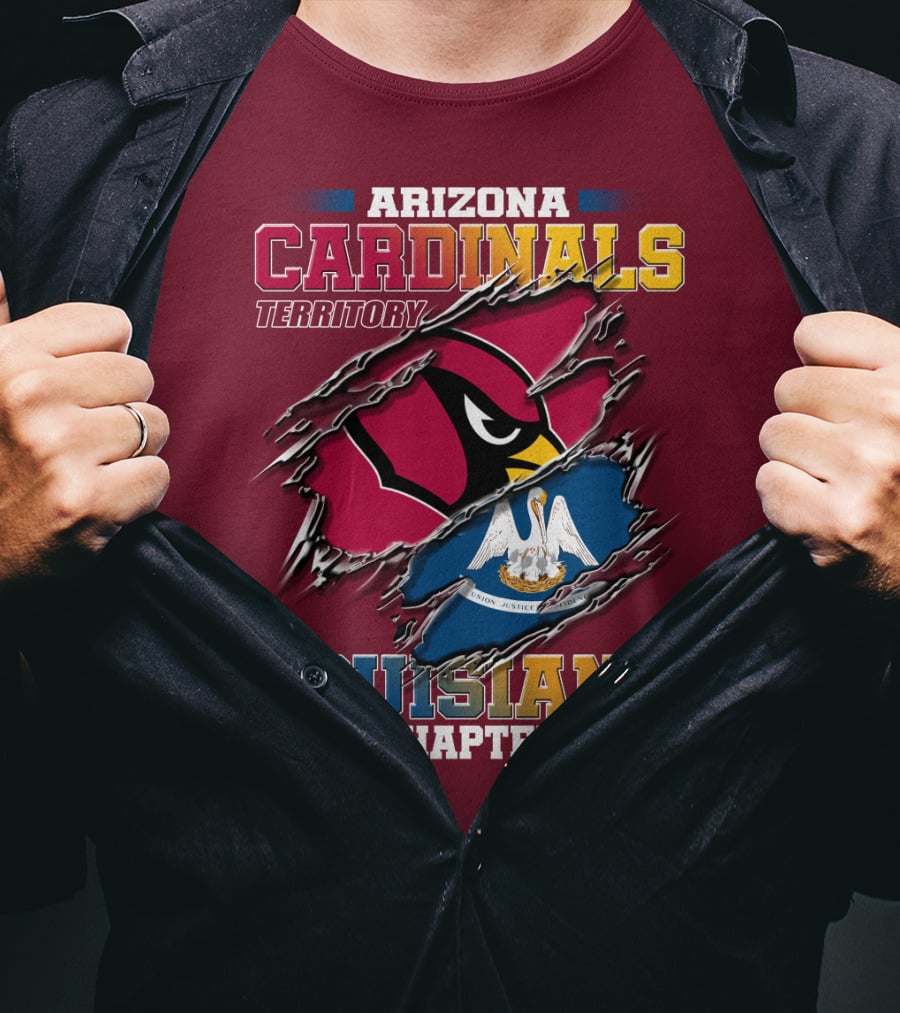 Arizona Cardinals Territory Louisiana Chapter T-Shirt