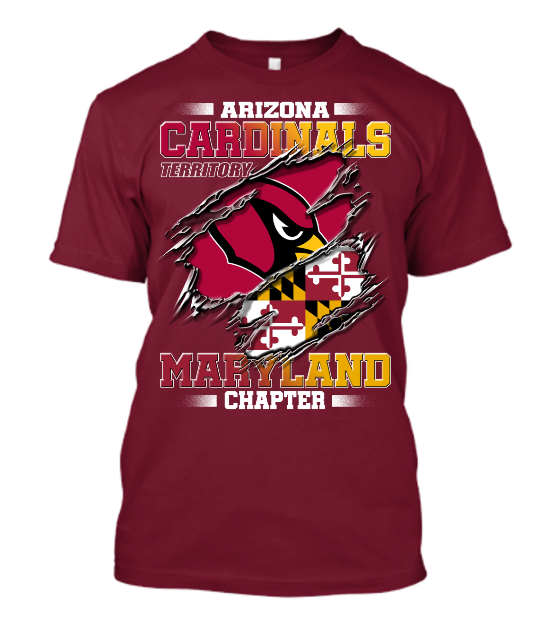 Arizona Cardinals Territory Maryland Chapter T-Shirt