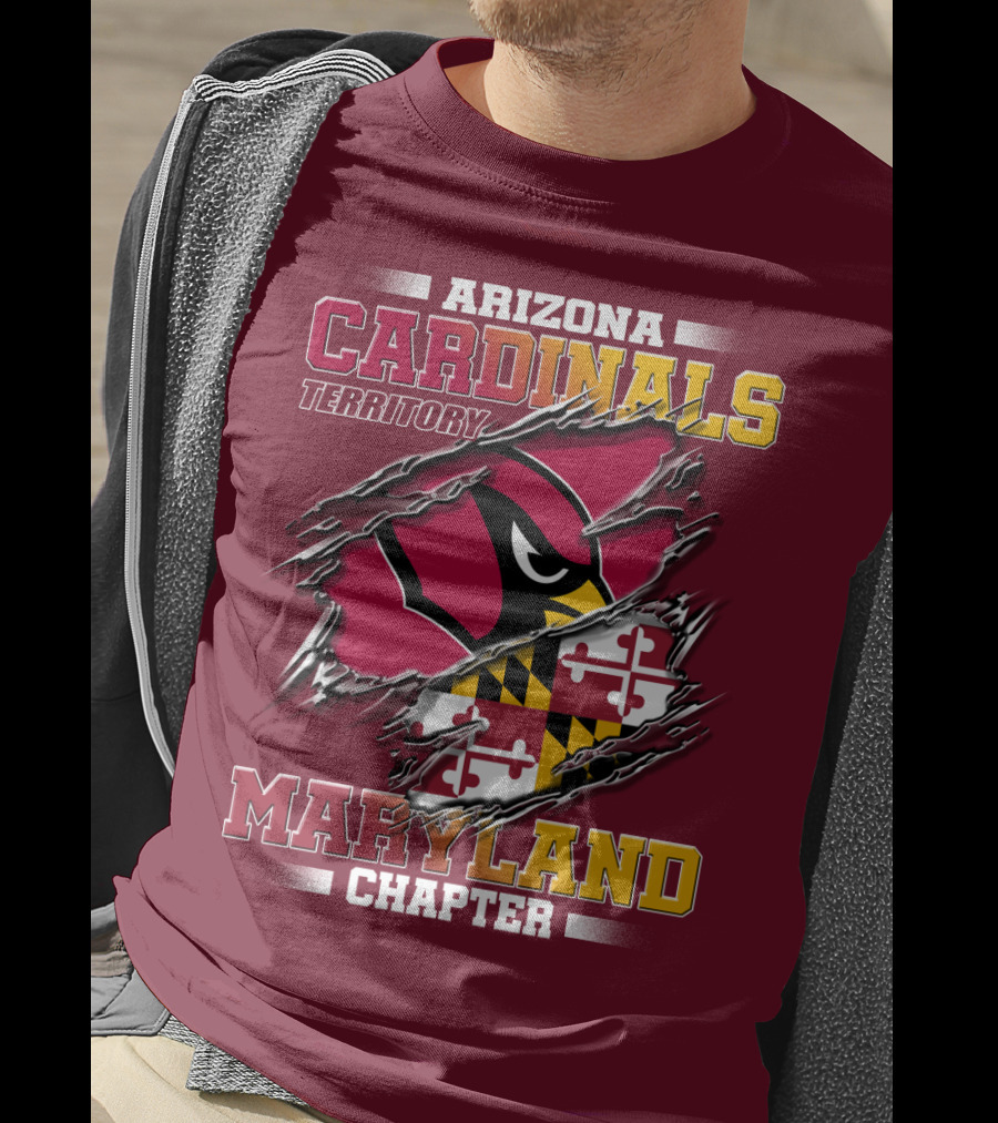 Arizona Cardinals Territory Maryland Chapter T-Shirt