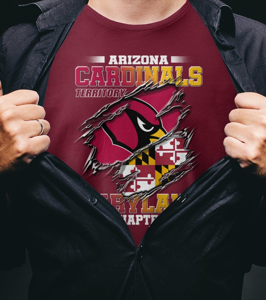 Arizona Cardinals Territory Maryland Chapter T-Shirt