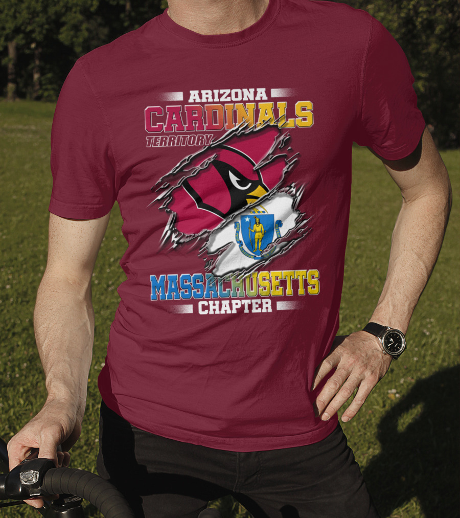 Arizona Cardinals Territory Massachusetts Chapter T-Shirt
