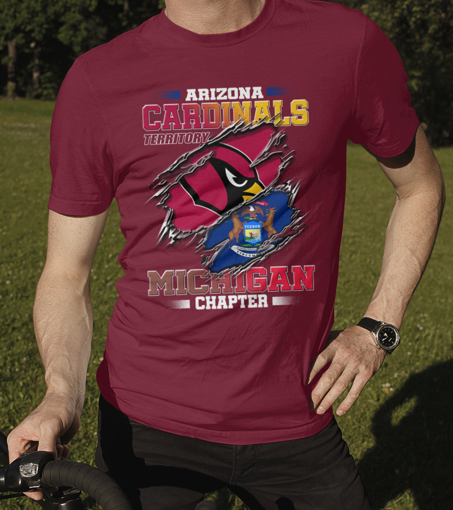 Arizona Cardinals Territory Michigan Chapter T-Shirt