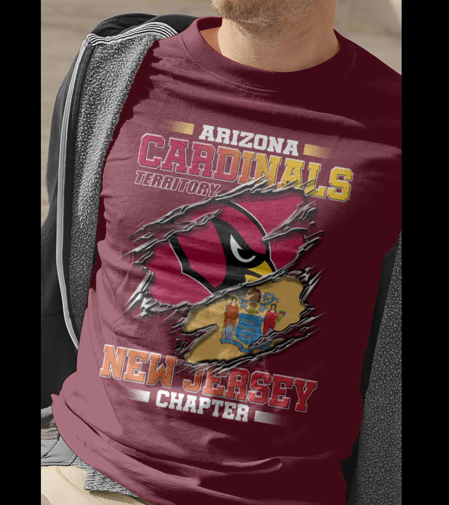 Arizona Cardinals Territory New Jersey Chapter T-Shirt