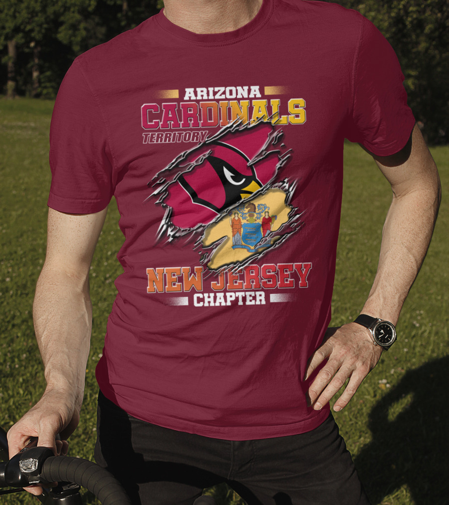 Arizona Cardinals Territory New Jersey Chapter T-Shirt