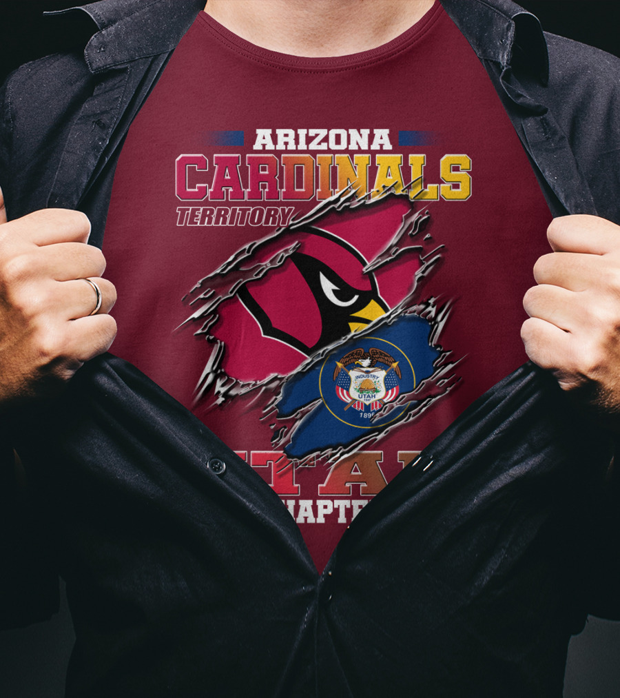 Arizona Cardinals Territory Utah Chapter T-Shirt