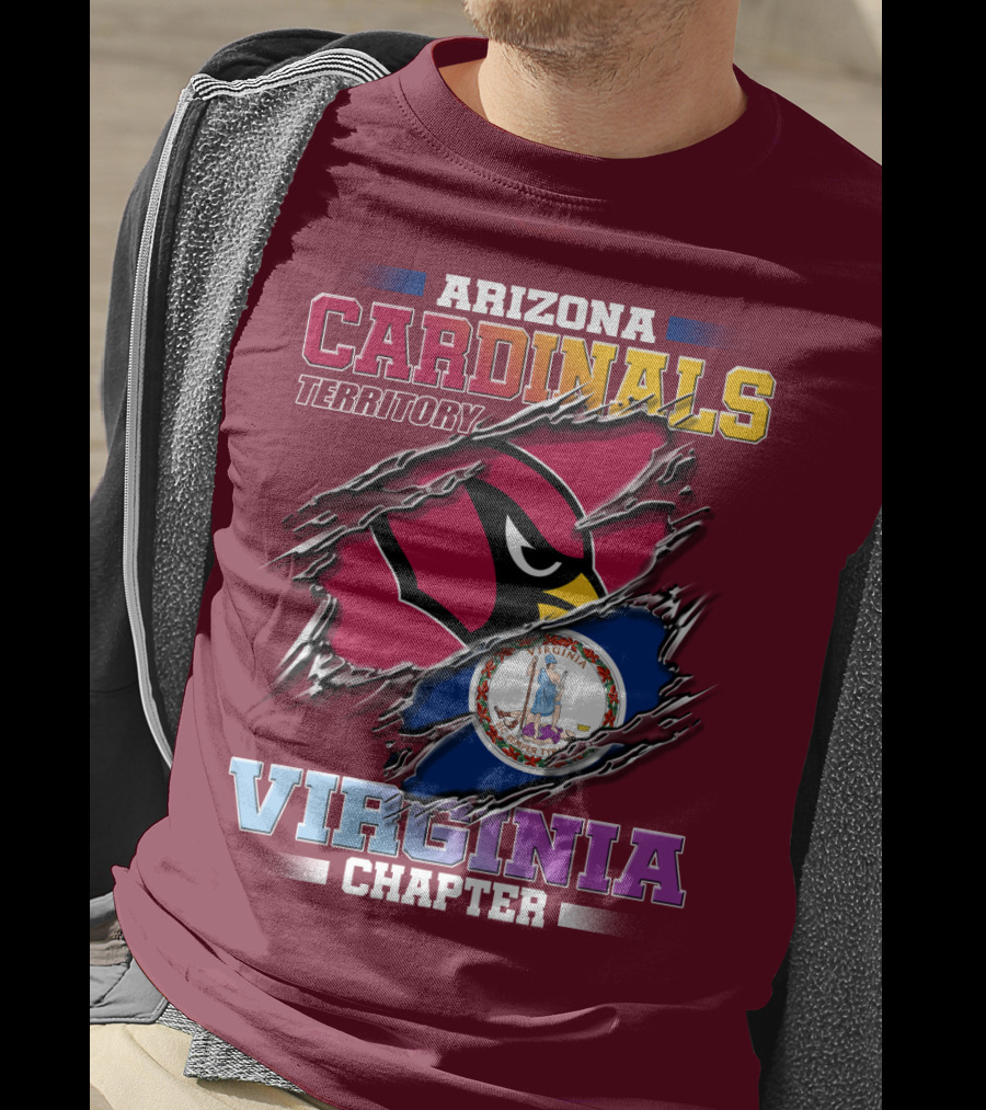 Arizona Cardinals Territory Virginia Chapter T-Shirt