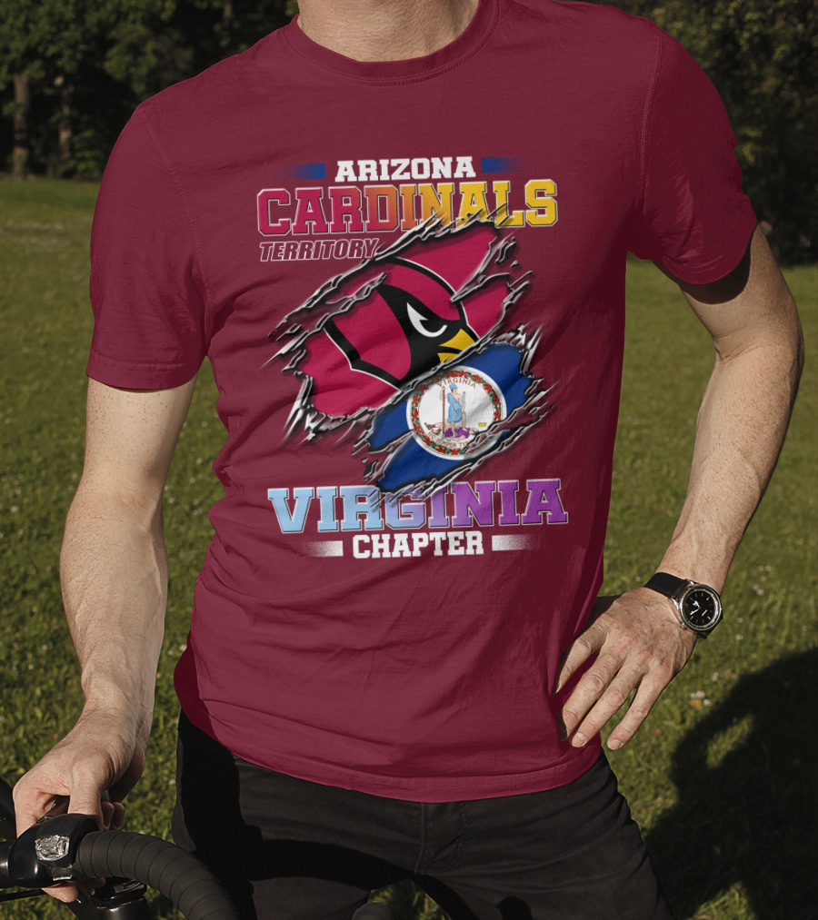 Arizona Cardinals Territory Virginia Chapter T-Shirt