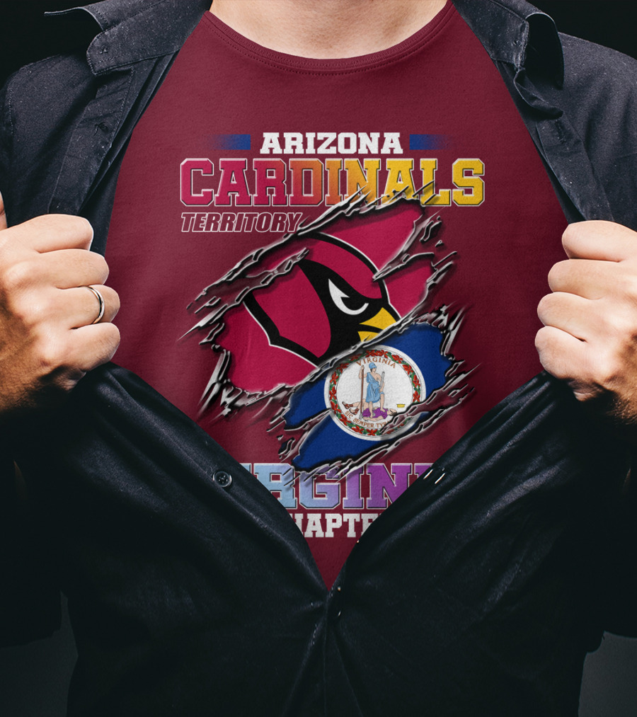 Arizona Cardinals Territory Virginia Chapter T-Shirt