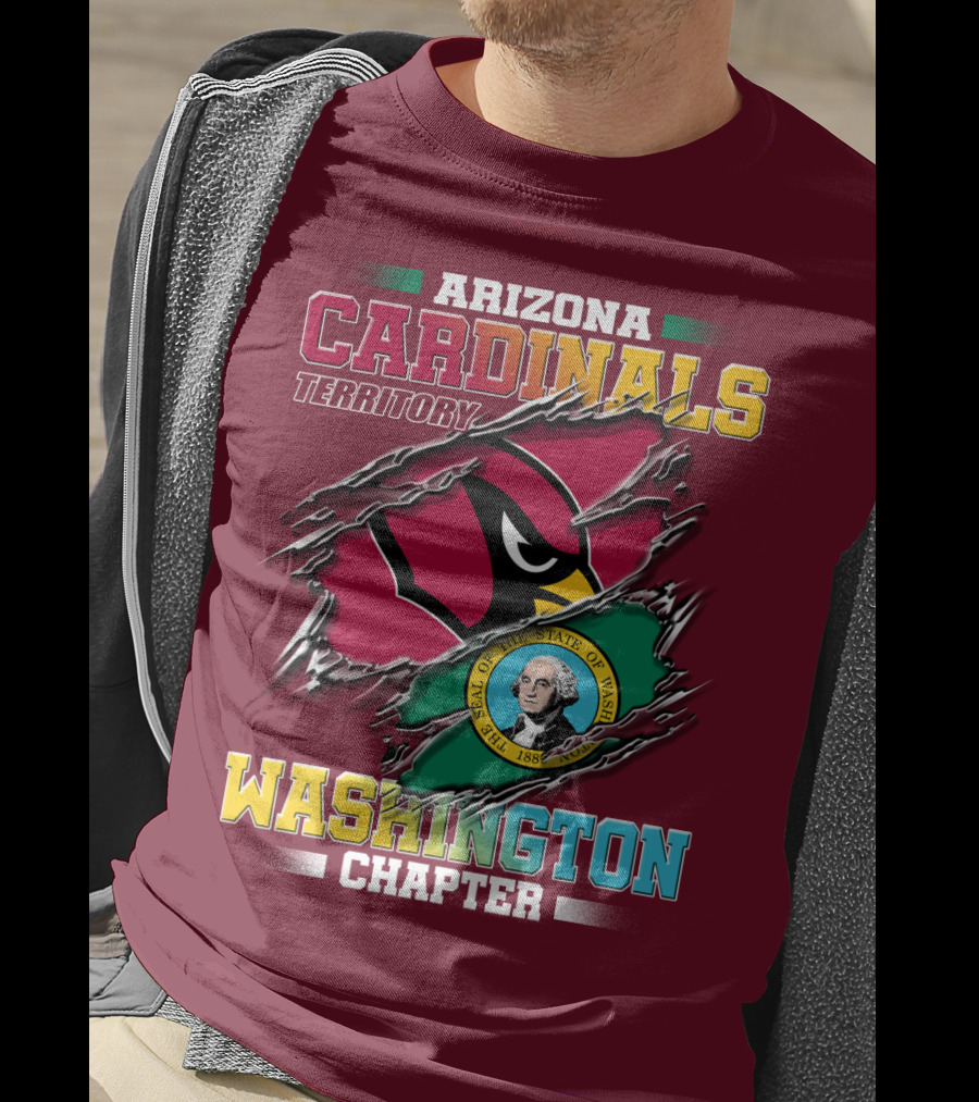 Arizona Cardinals Territory Washington Chapter T-Shirt