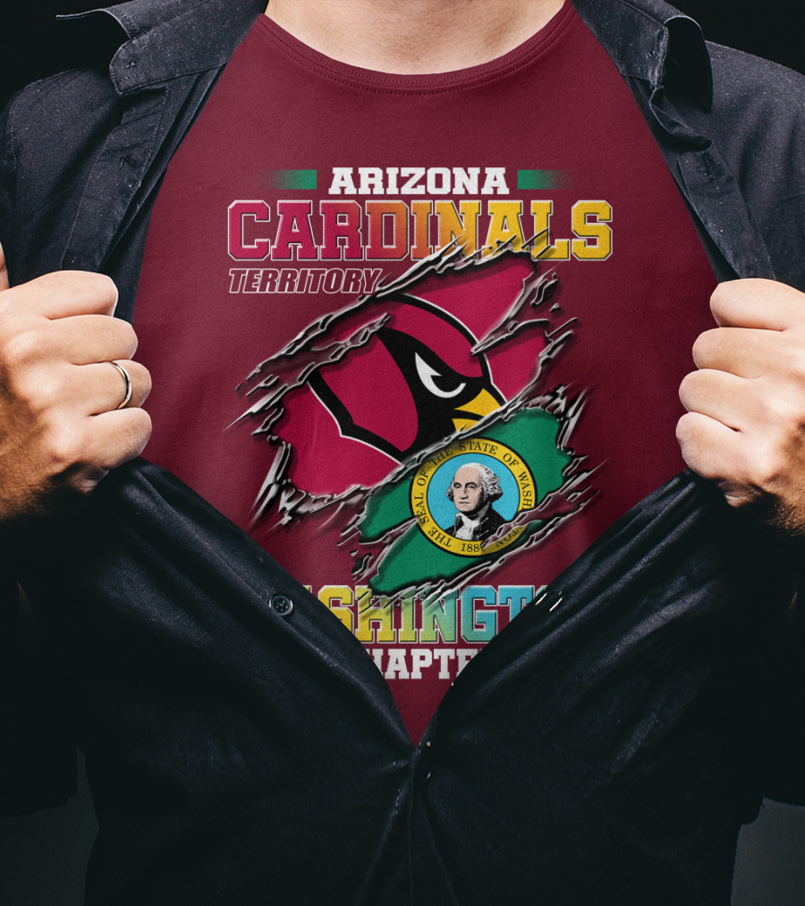 Arizona Cardinals Territory Washington Chapter T-Shirt