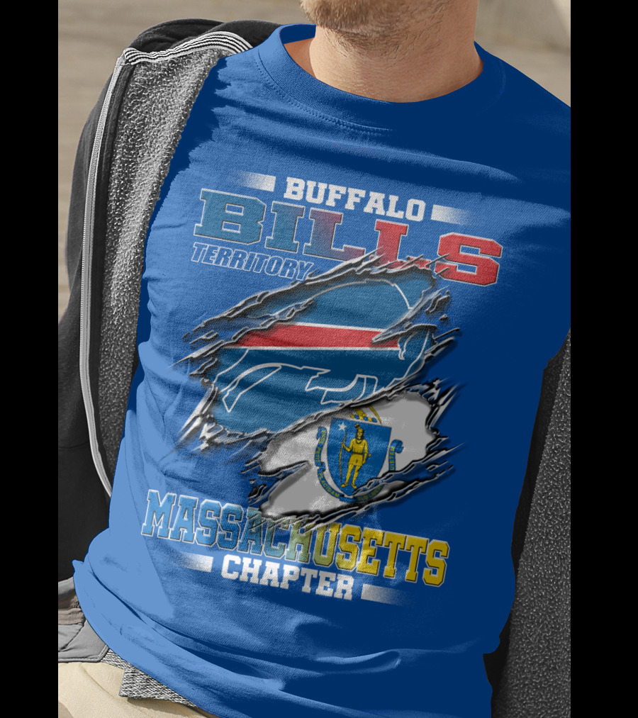 Buffalo Bills Territory Massachusetts Chapter T-Shirt