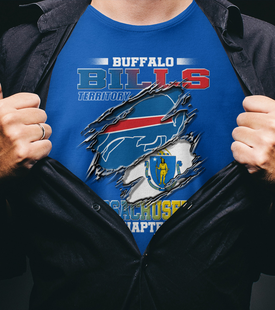 Buffalo Bills Territory Massachusetts Chapter T-Shirt