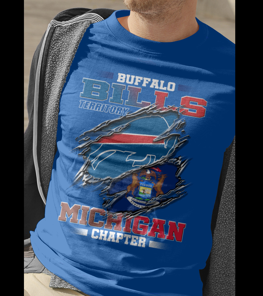 Buffalo Bills Territory Michigan Chapter T-Shirt