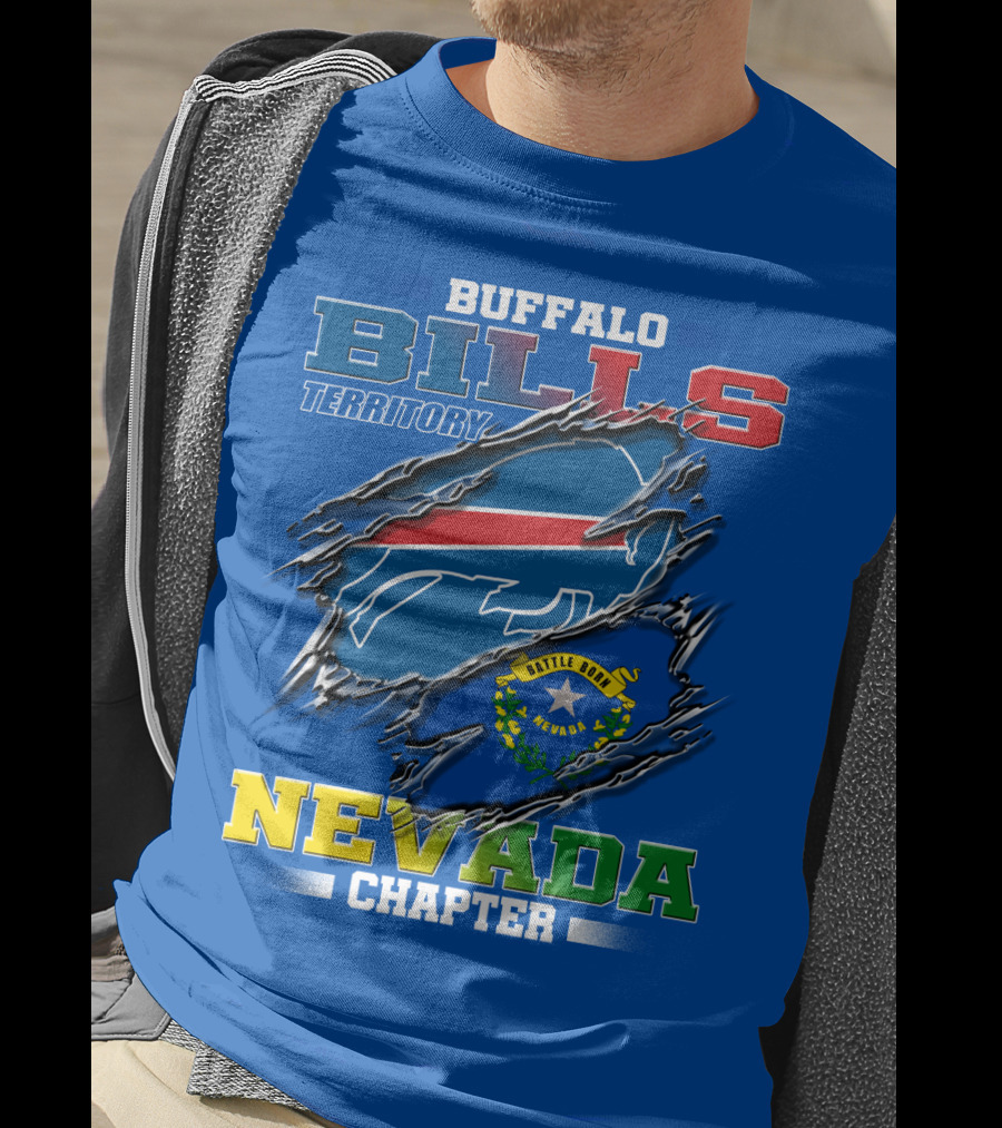 Buffalo Bills Territory Nevada Chapter Battle Born T-Shirt