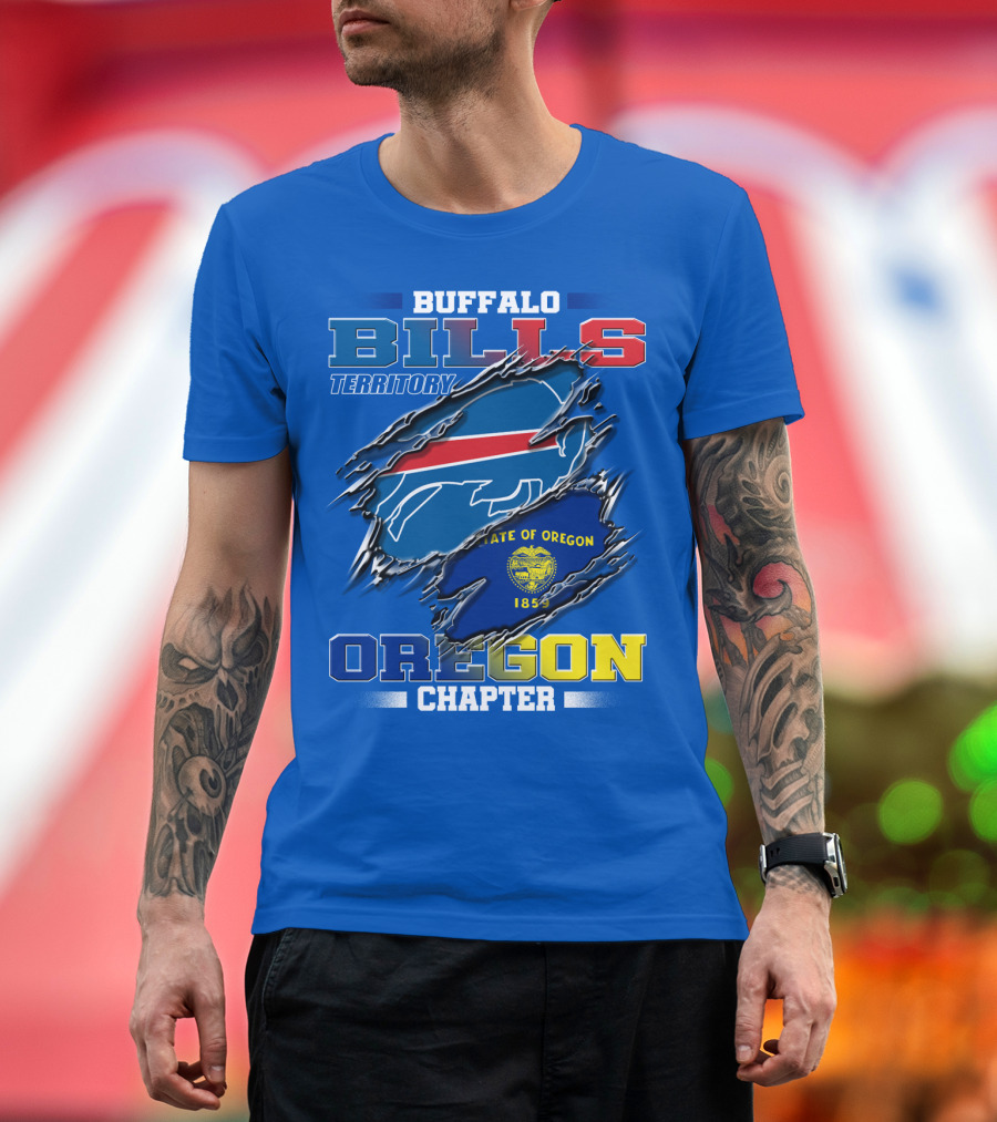 Buffalo Bills Territory Oregon Chapter State of Oregon 1859 T-Shirt