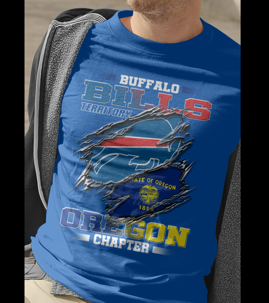 Buffalo Bills Territory Oregon Chapter State Of Oregon 1859 T-Shirt
