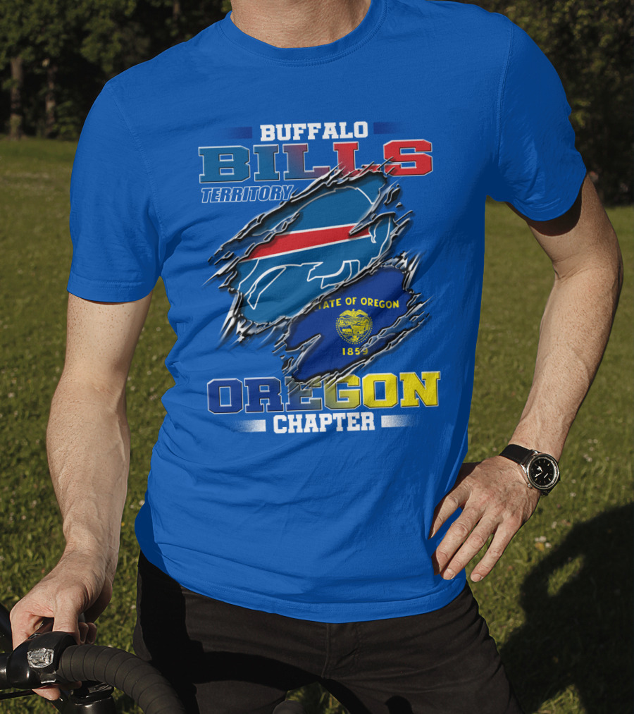 Buffalo Bills Territory Oregon Chapter State Of Oregon 1859 T-Shirt
