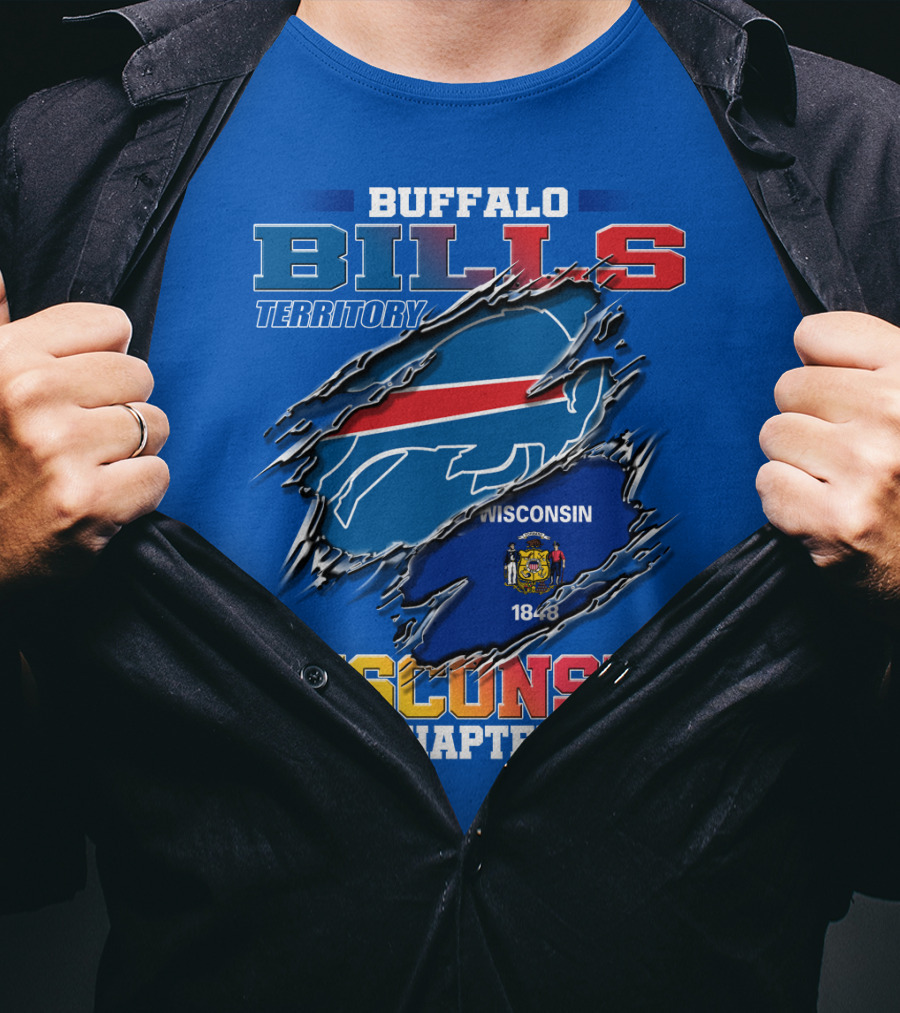 Buffalo Bills Territory Wisconsin Chapter 1848 T-Shirt