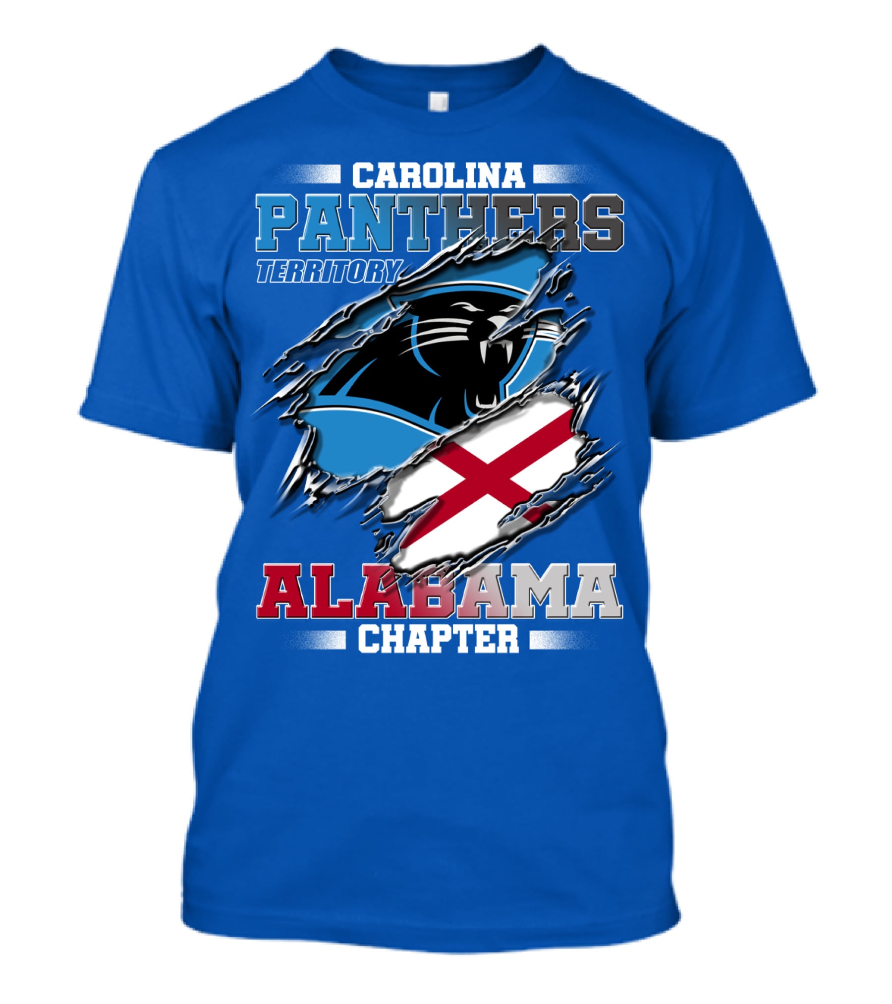 Carolina Panthers Territory Alabama Chapter T-Shirt