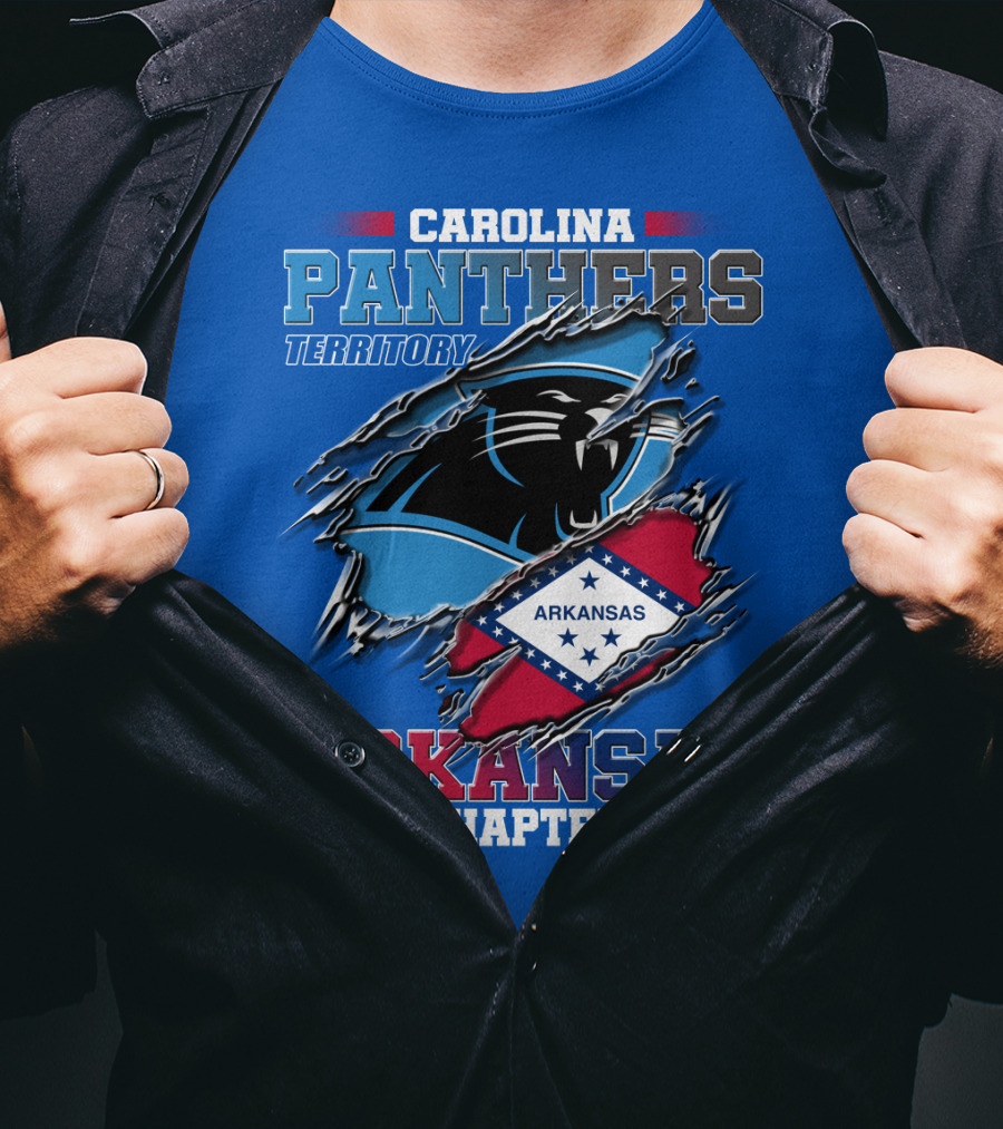 Carolina Panthers Territory Arkansas Chapter T-Shirt