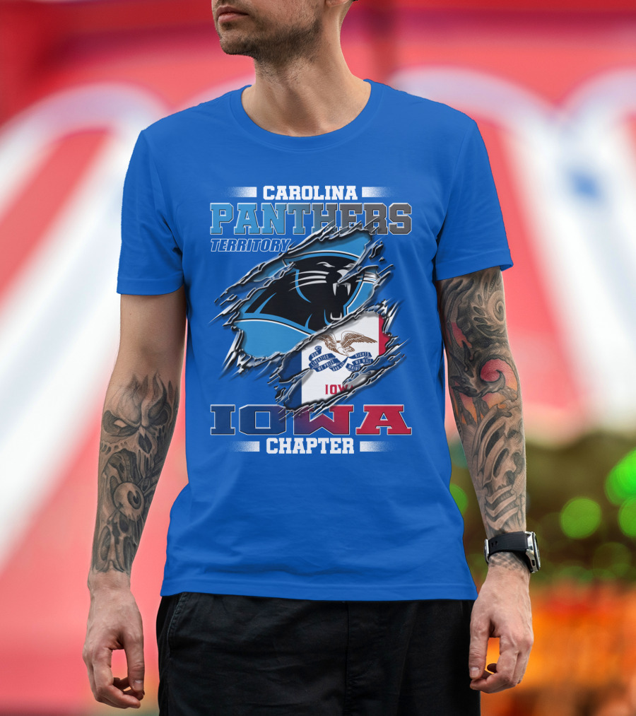 Carolina Panthers Territory Iowa Chapter T-Shirt