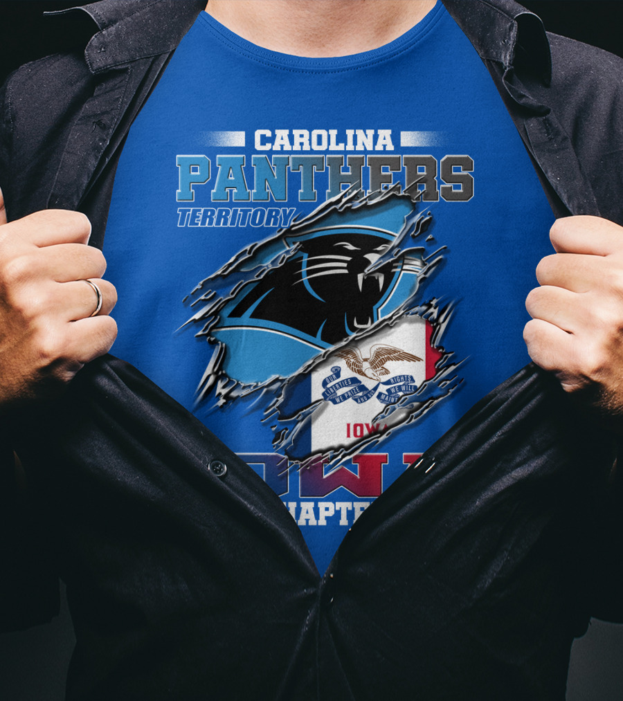 Carolina Panthers Territory Iowa Chapter T-Shirt