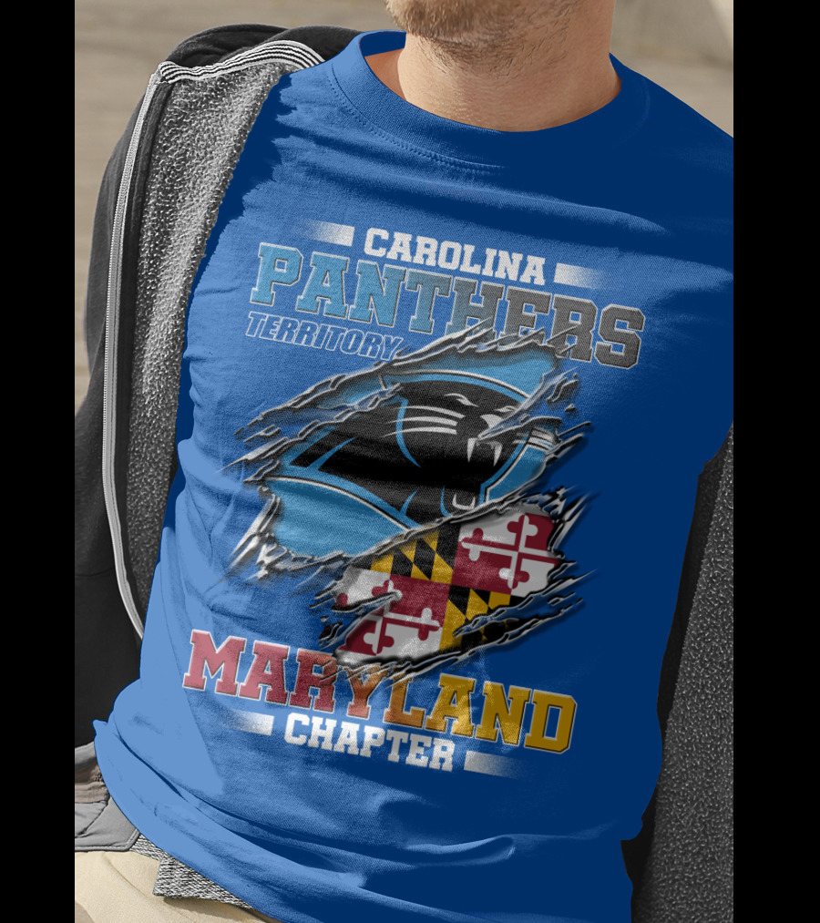 Carolina Panthers Territory Maryland Chapter T-Shirt