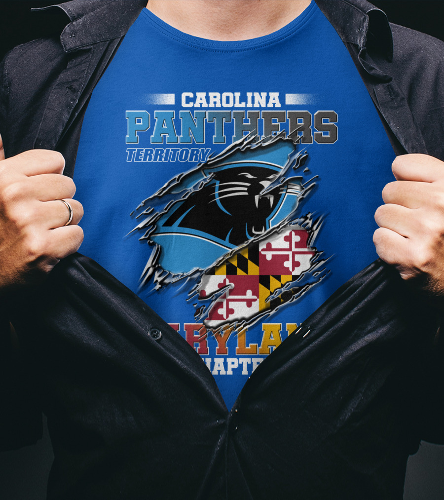Carolina Panthers Territory Maryland Chapter T-Shirt