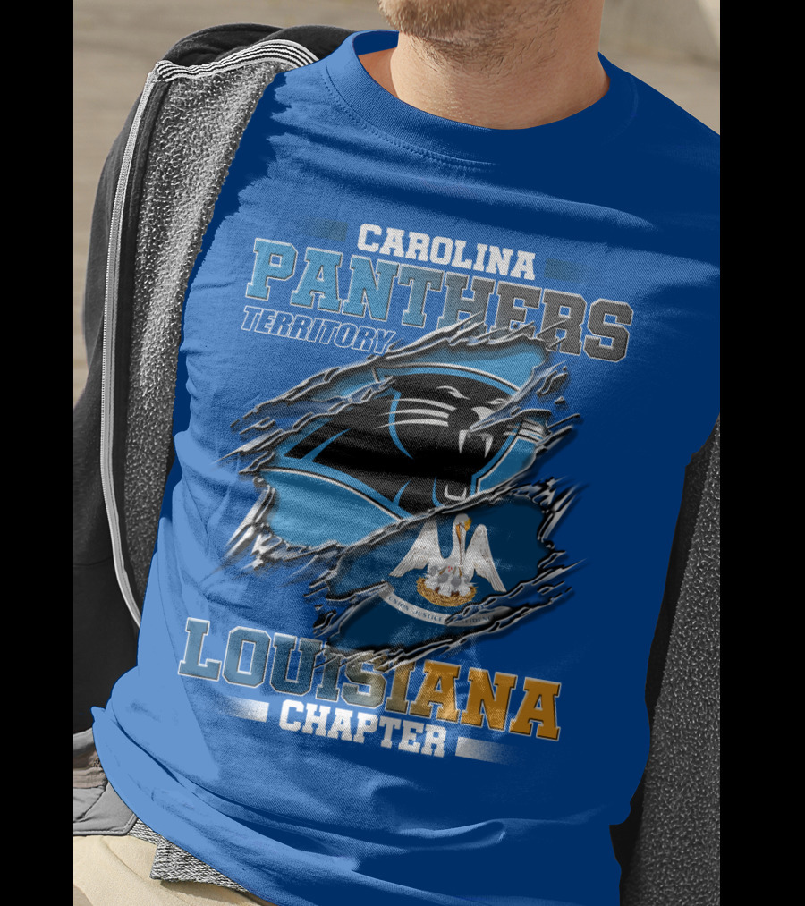 Carolina Panthers Territory Louisiana Chapter T-Shirt