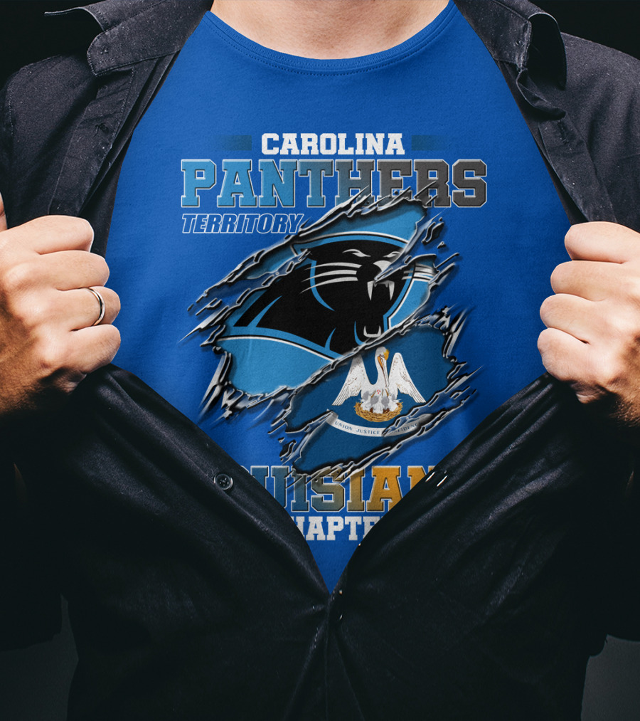 Carolina Panthers Territory Louisiana Chapter T-Shirt