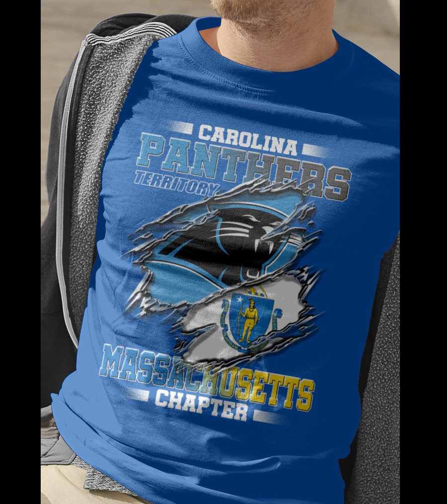 Carolina Panthers Territory Massachusetts Chapter T-Shirt