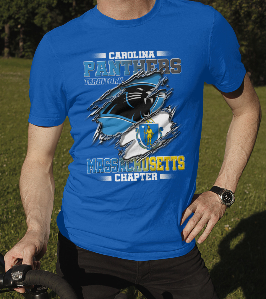 Carolina Panthers Territory Massachusetts Chapter T-Shirt