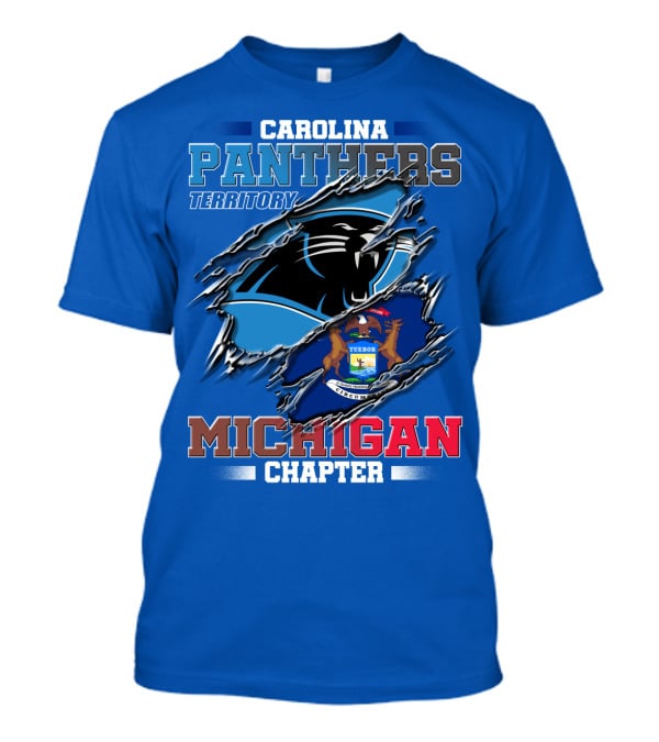 Carolina Panthers Territory Michigan Chapter T-Shirt